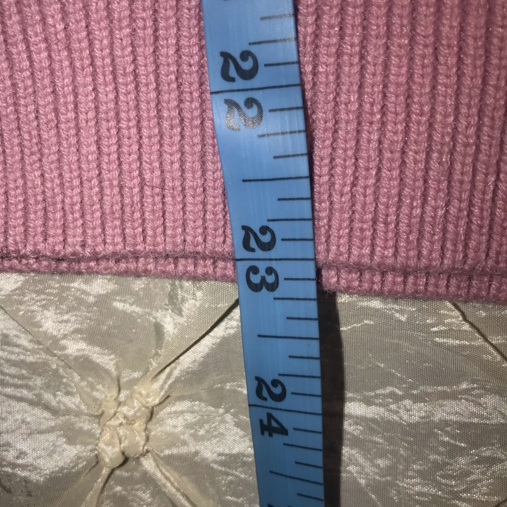 Talbots Pink Gray Patterned Sweater - image 6